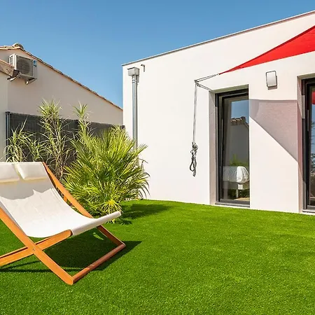 빌라 3 Avec Piscine Chauffee, Securisee, La Palmyre, 6 Pers
